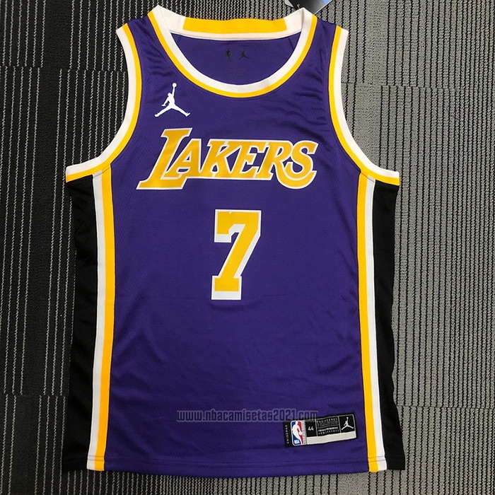 Camiseta Los Angeles Lakers Carmelo Anthony #7 Statement 2020-21 Violeta
